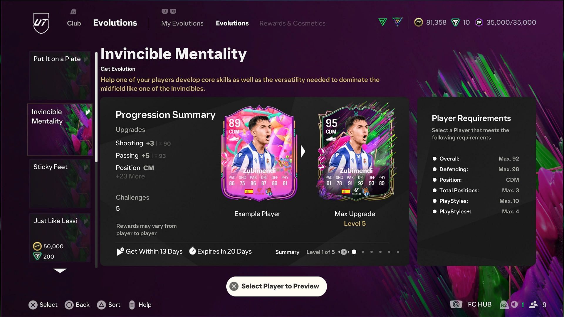 The requirements (Image via EA Sports)